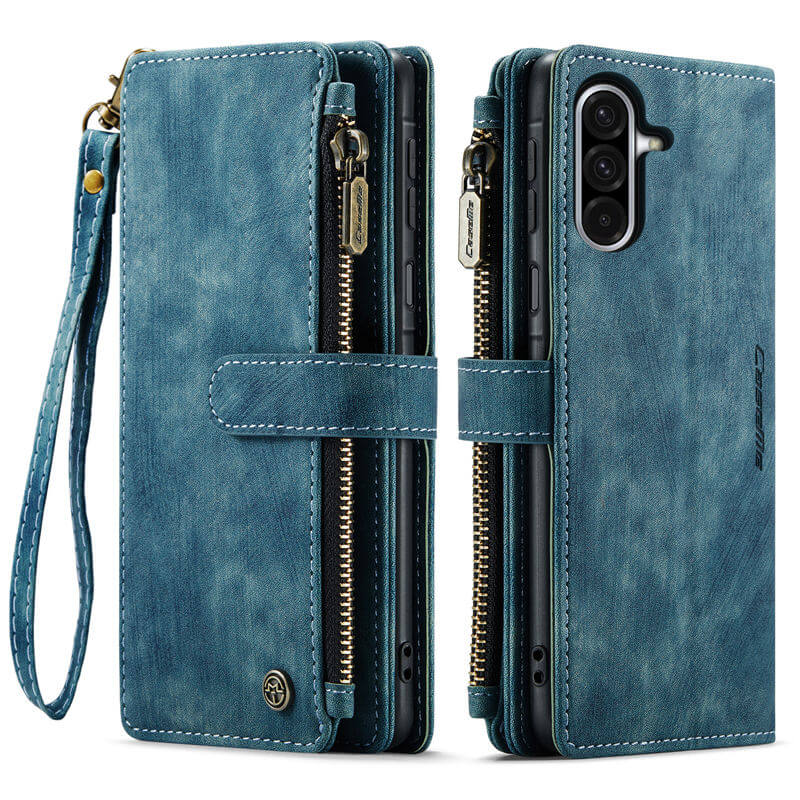 CaseMe Samsung Galaxy A17 Wallet Leather Case with Wrist Strap