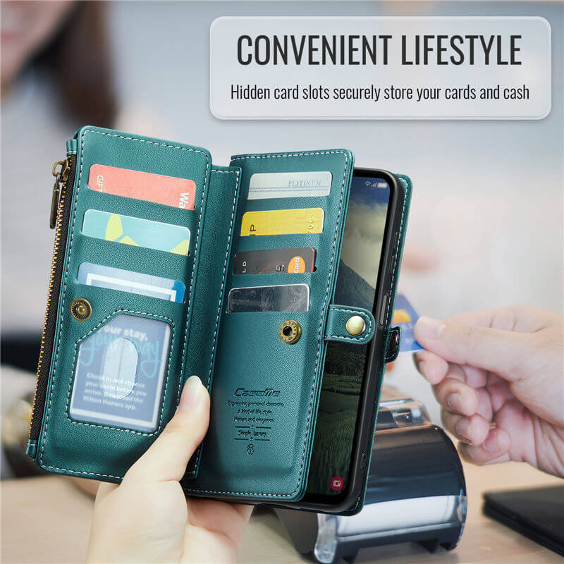 CaseMe Samsung Galaxy A17 Wallet RFID Blocking Crossbody Phone Case