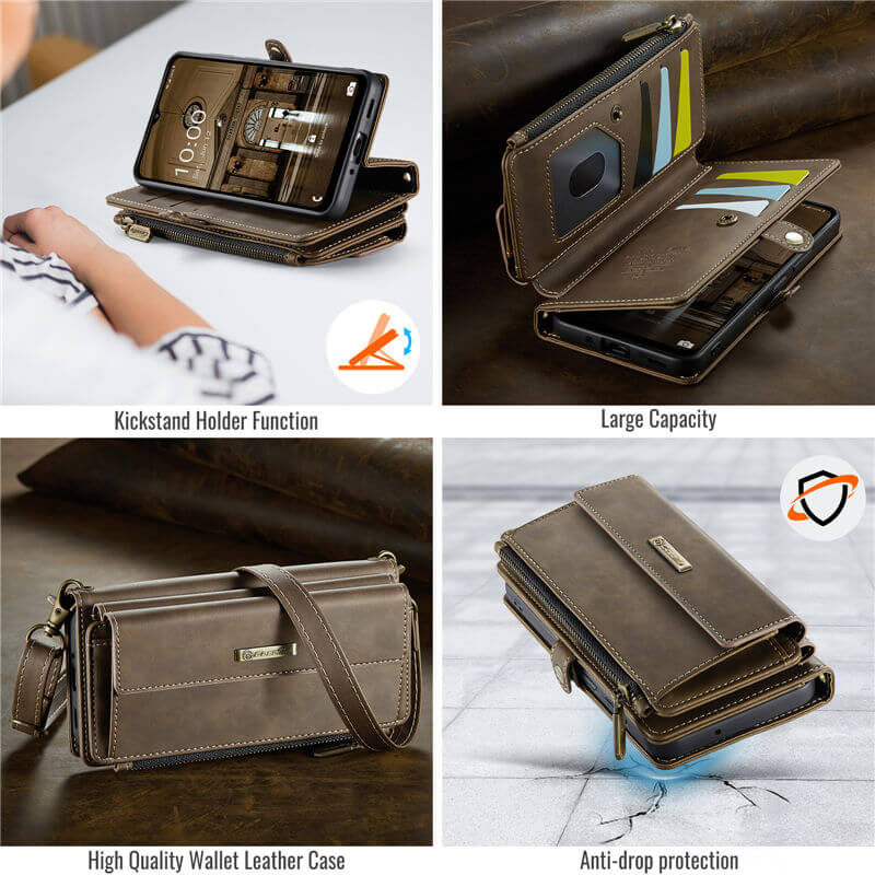 CaseMe Samsung Galaxy A17 Crossbody Wallet Case