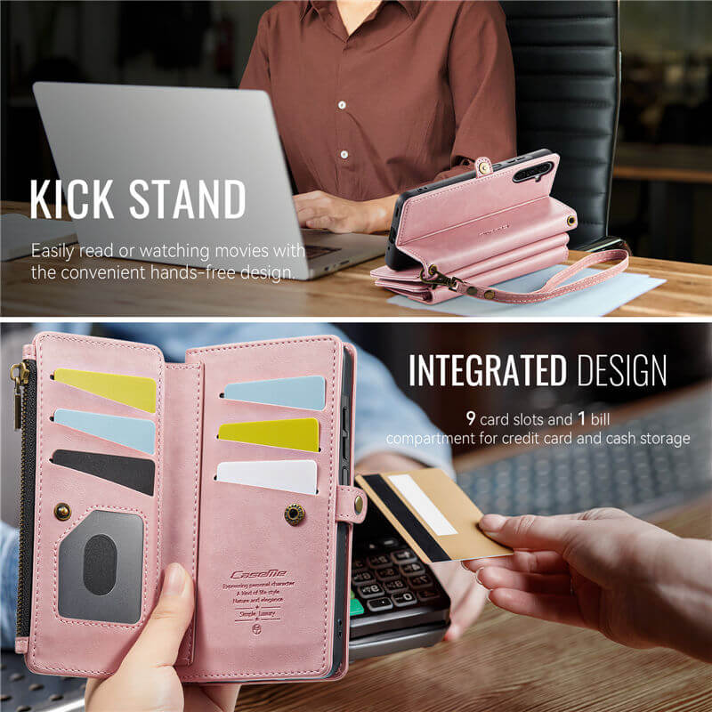 CaseMe Samsung Galaxy A17 Crossbody Wallet Case