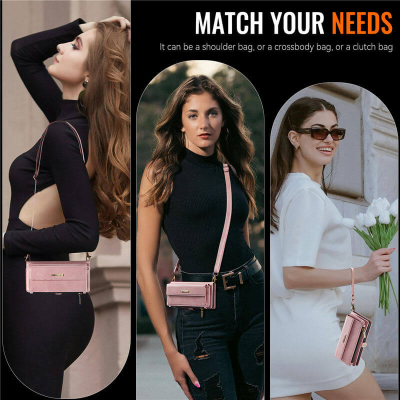 CaseMe Samsung Galaxy A17 Crossbody Wallet Case