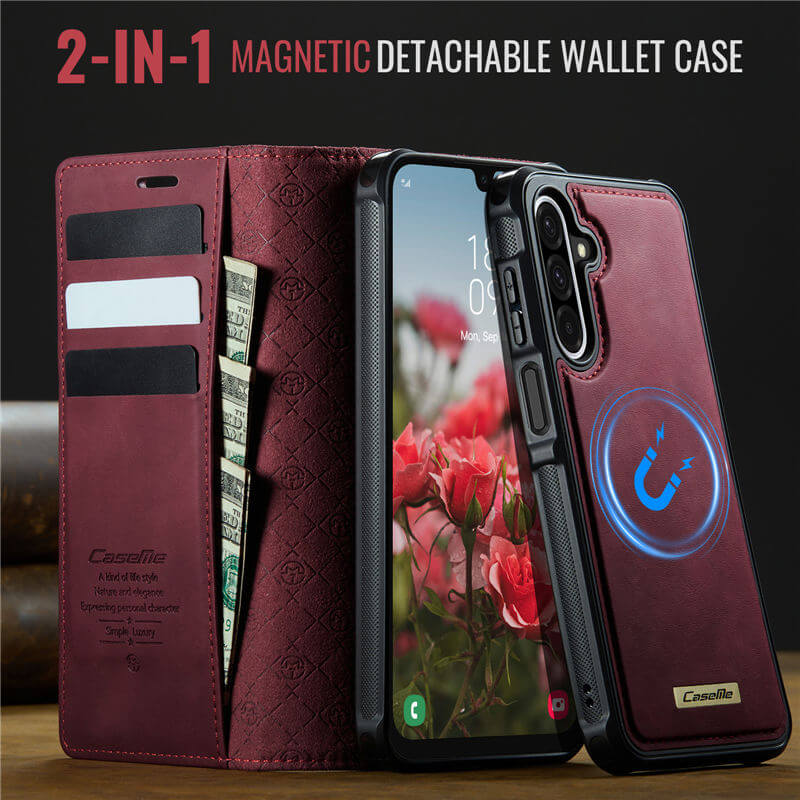 CaseMe Samsung Galaxy A17 2-in-1 Magnetic Wallet Case