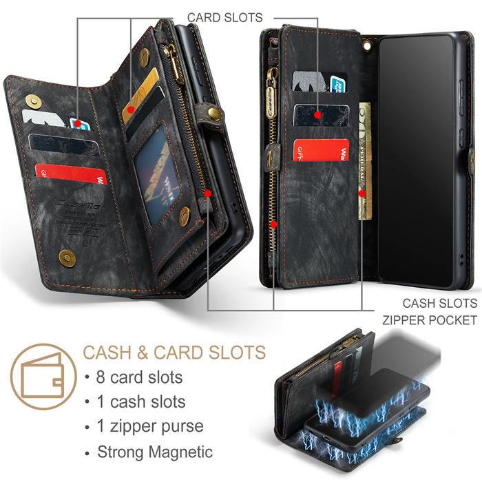 CaseMe Samsung Galaxy A30 Wallet Case with Wrist Strap