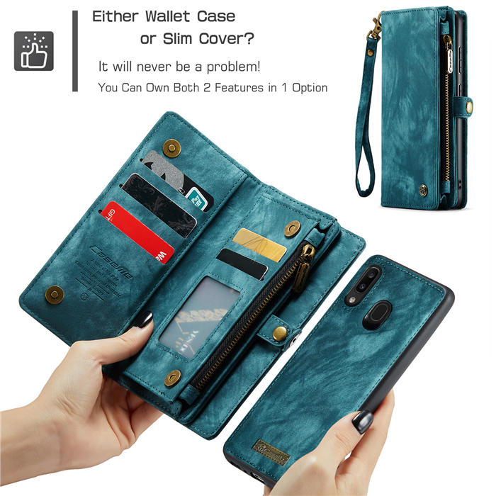 CaseMe Samsung Galaxy A30 Wallet Case with Wrist Strap