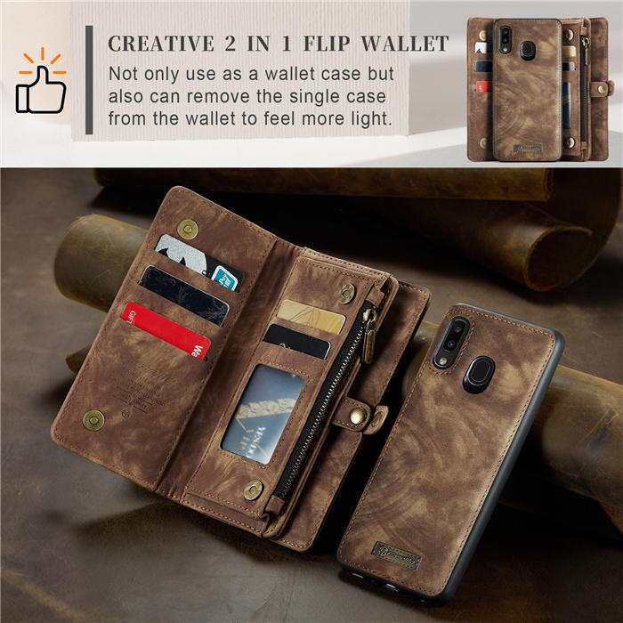 CaseMe Samsung Galaxy A30 Wallet Case with Wrist Strap