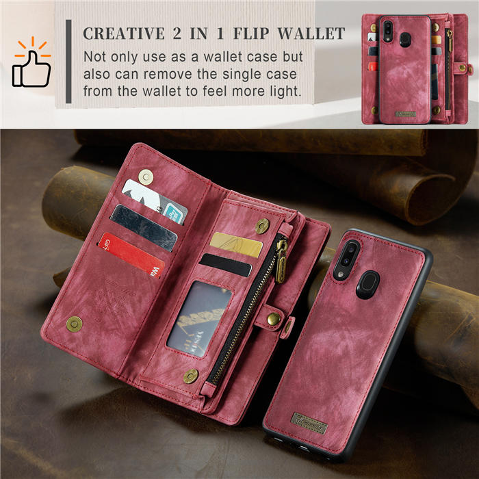 CaseMe Samsung Galaxy A30 Wallet Case with Wrist Strap