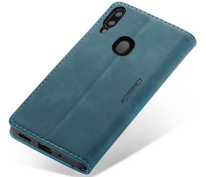 CaseMe Samsung Galaxy A30 Retro Wallet Kickstand Magnetic Flip Leather Case