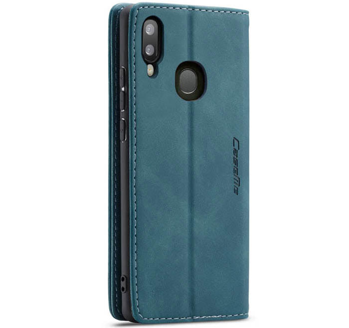 CaseMe Samsung Galaxy A30 Retro Wallet Kickstand Magnetic Flip Leather Case