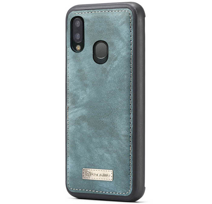 CaseMe Samsung Galaxy A20e Zipper Wallet Magnetic Detachable 2 in 1 Case