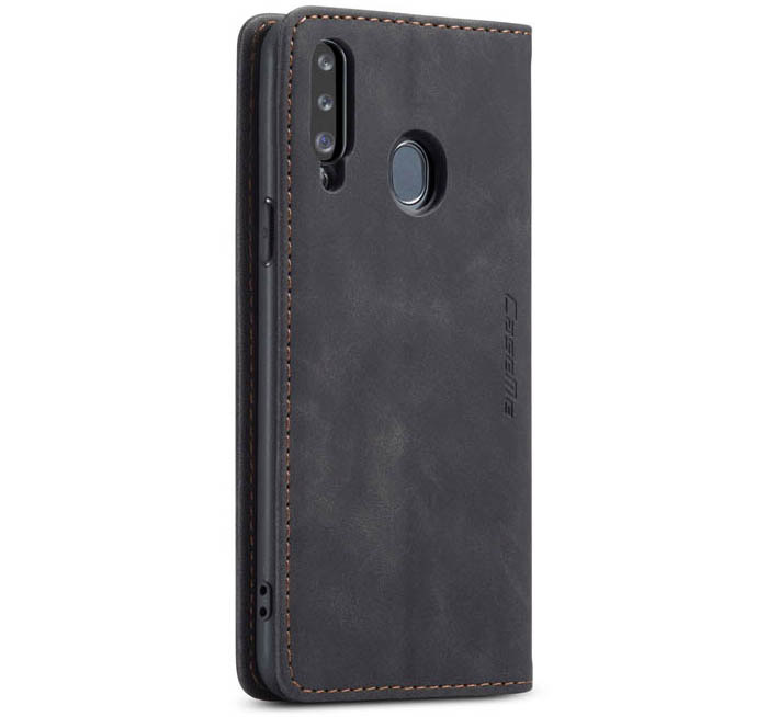 CaseMe Samsung Galaxy A20S Wallet Kickstand Magnetic Flip Leather Case