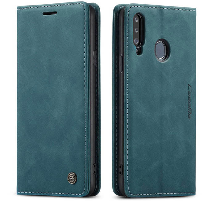 CaseMe Samsung Galaxy A20S Wallet Kickstand Magnetic Flip Leather Case