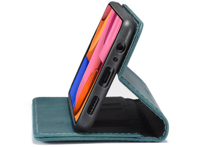 CaseMe Samsung Galaxy A20S Wallet Kickstand Magnetic Flip Leather Case