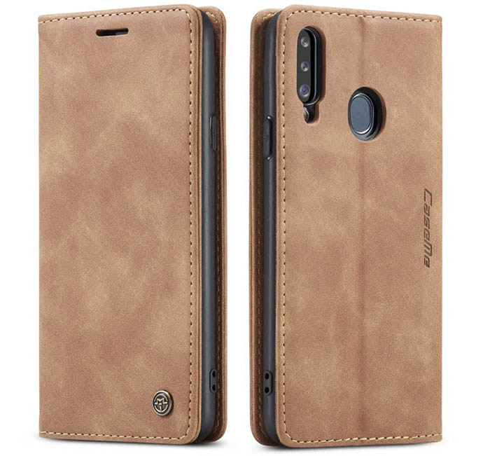 CaseMe Samsung Galaxy A20S Wallet Kickstand Magnetic Flip Leather Case