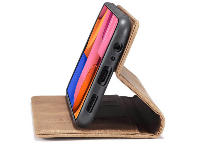 CaseMe Samsung Galaxy A20S Wallet Kickstand Magnetic Flip Leather Case