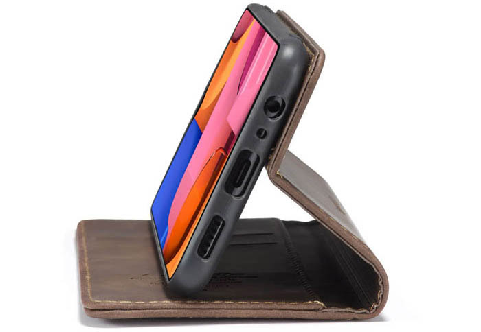 CaseMe Samsung Galaxy A20S Wallet Kickstand Magnetic Flip Leather Case