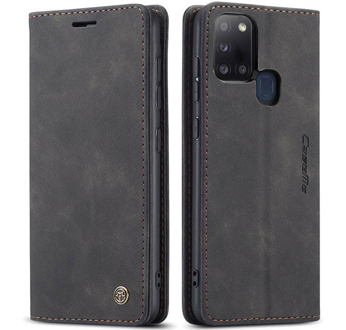 CaseMe Samsung Galaxy A21S Wallet Kickstand Magnetic Flip Leather Case