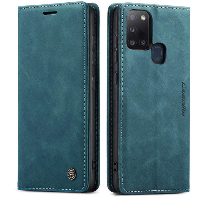 CaseMe Samsung Galaxy A21S Wallet Kickstand Magnetic Flip Leather Case