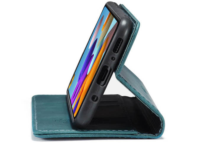 CaseMe Samsung Galaxy A21S Wallet Kickstand Magnetic Flip Leather Case