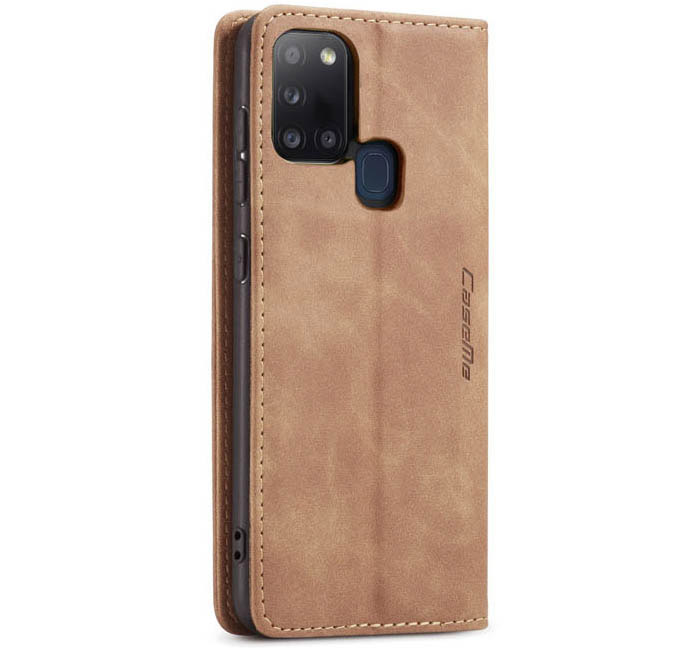 CaseMe Samsung Galaxy A21S Wallet Kickstand Magnetic Flip Leather Case