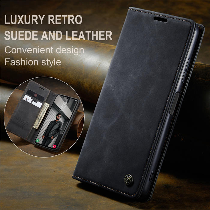 CaseMe Samsung Galaxy A24 4G Wallet Suede Leather Case