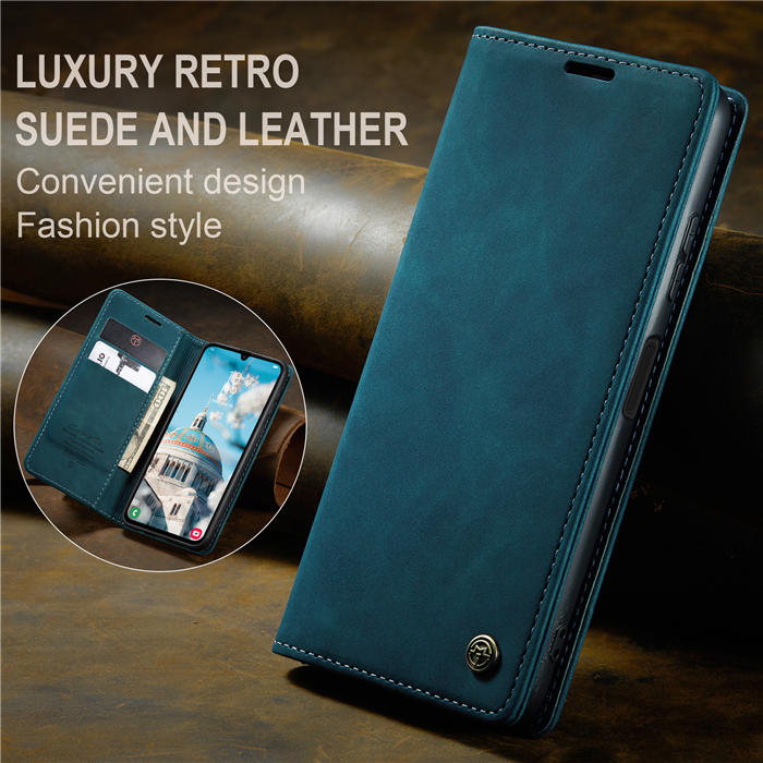 CaseMe Samsung Galaxy A24 4G Wallet Suede Leather Case