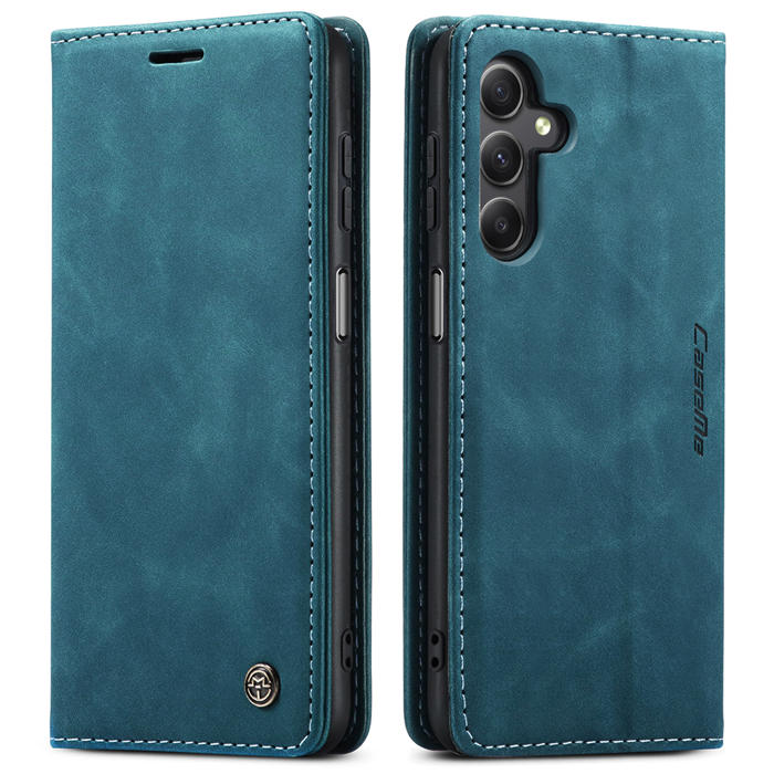 CaseMe Samsung Galaxy A24 4G Wallet Suede Leather Case