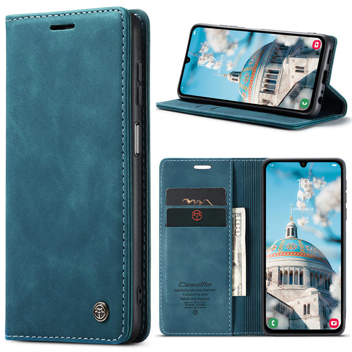 CaseMe Samsung Galaxy A24 4G Wallet Suede Leather Case