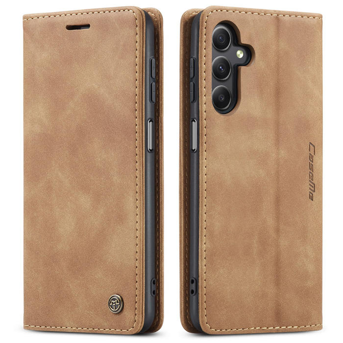 CaseMe Samsung Galaxy A24 4G Wallet Suede Leather Case