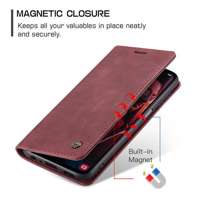 CaseMe Samsung Galaxy A24 4G Wallet Suede Leather Case