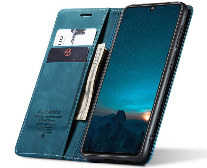 CaseMe Samsung Galaxy A31 Wallet Kickstand Magnetic Flip Leather Case
