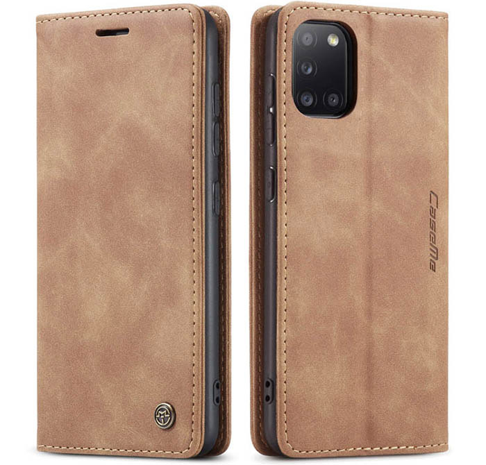 CaseMe Samsung Galaxy A31 Wallet Kickstand Magnetic Flip Leather Case