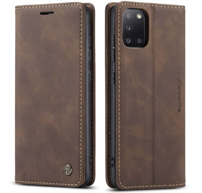 CaseMe Samsung Galaxy A31 Wallet Kickstand Magnetic Flip Leather Case