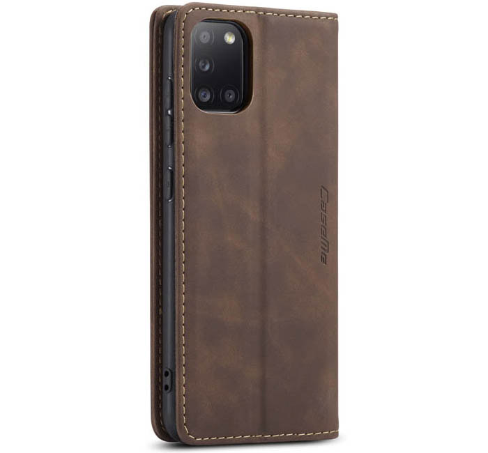 CaseMe Samsung Galaxy A31 Wallet Kickstand Magnetic Flip Leather Case