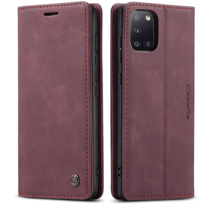 CaseMe Samsung Galaxy A31 Wallet Kickstand Magnetic Flip Leather Case