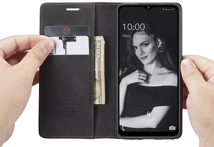 CaseMe Samsung Galaxy A32 5G Wallet Kickstand Magnetic Flip Leather Case