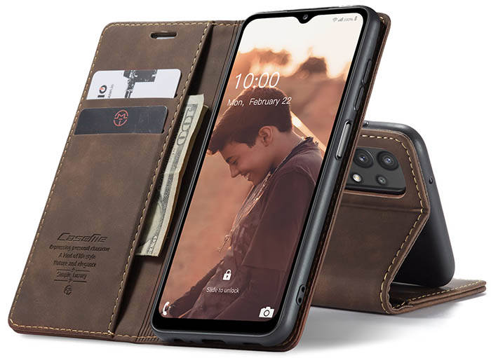 CaseMe Samsung Galaxy A32 5G Wallet Kickstand Magnetic Flip Leather Case
