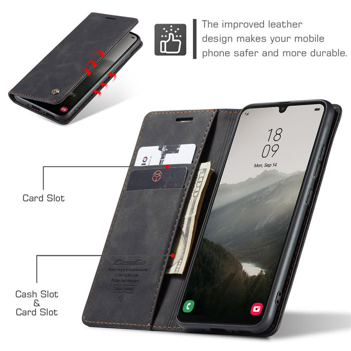 CaseMe Samsung Galaxy A34 5G Wallet Kickstand Magnetic Case