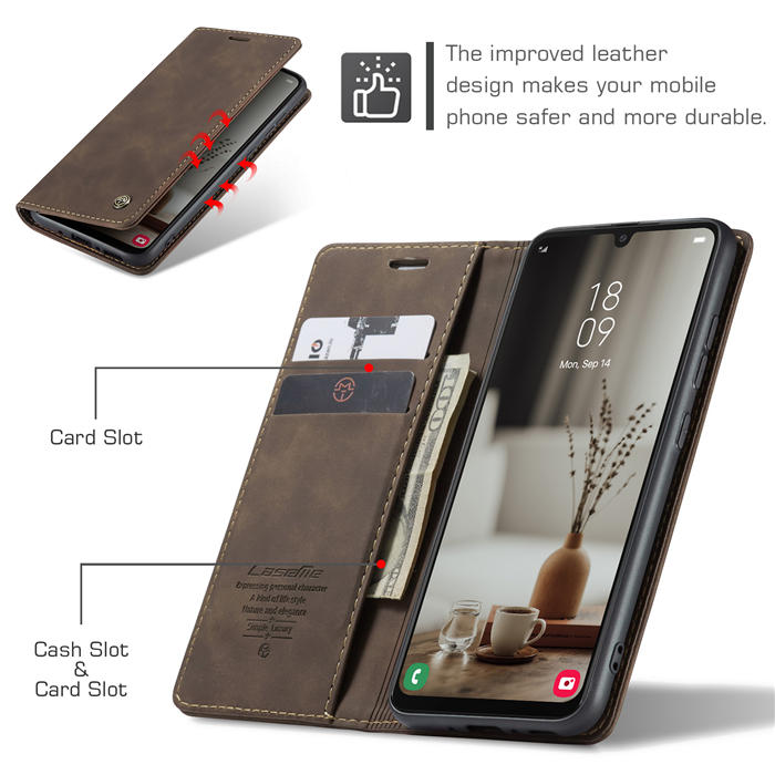 CaseMe Samsung Galaxy A34 5G Wallet Kickstand Magnetic Case