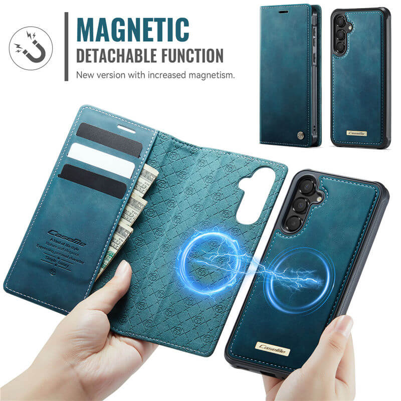 CaseMe Samsung Galaxy A35 2-in-1 Magnetic Wallet Case
