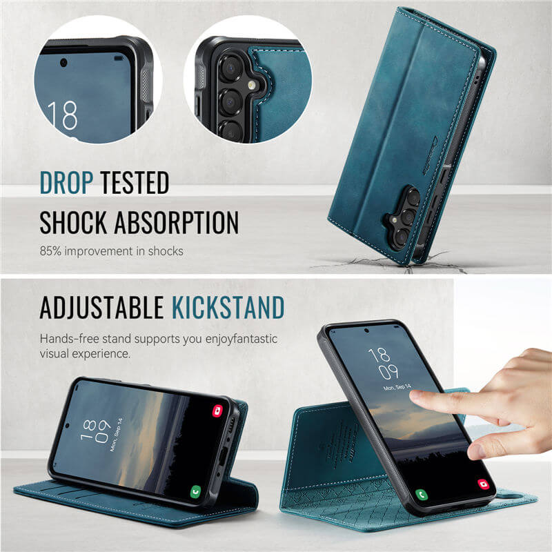 CaseMe Samsung Galaxy A35 2-in-1 Magnetic Wallet Case