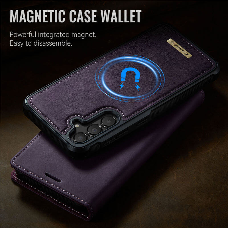 CaseMe Samsung Galaxy A35 2-in-1 Magnetic Wallet Case