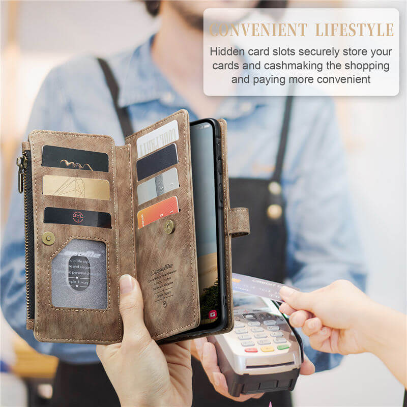 CaseMe Samsung Galaxy A36 5G Wallet Case with Wrist Strap