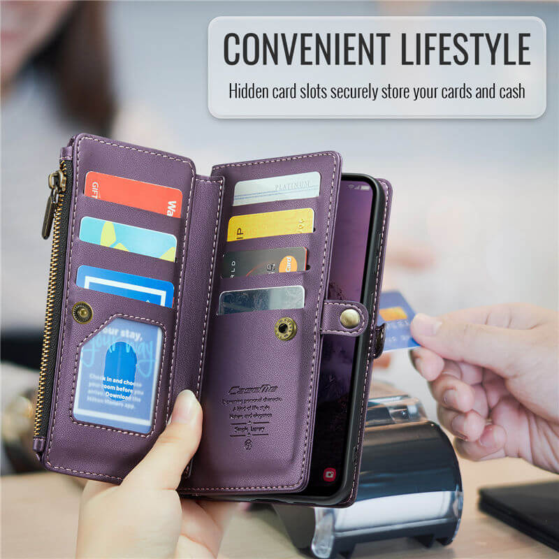 CaseMe Samsung Galaxy A56 5G Wallet RFID Blocking Crossbody Phone Case