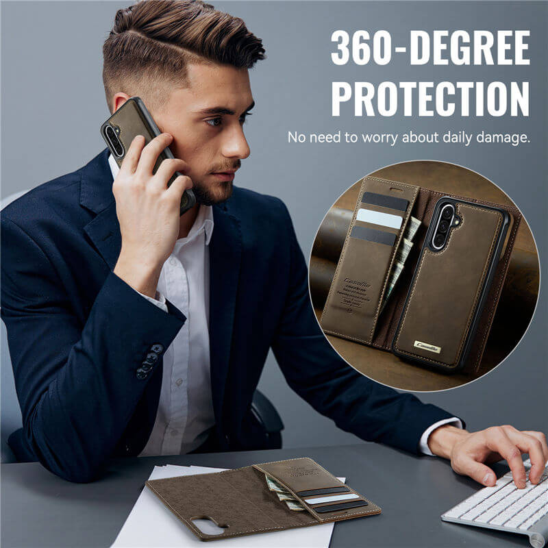 CaseMe Samsung Galaxy A36 5G 2-in-1 Magnetic Wallet Case