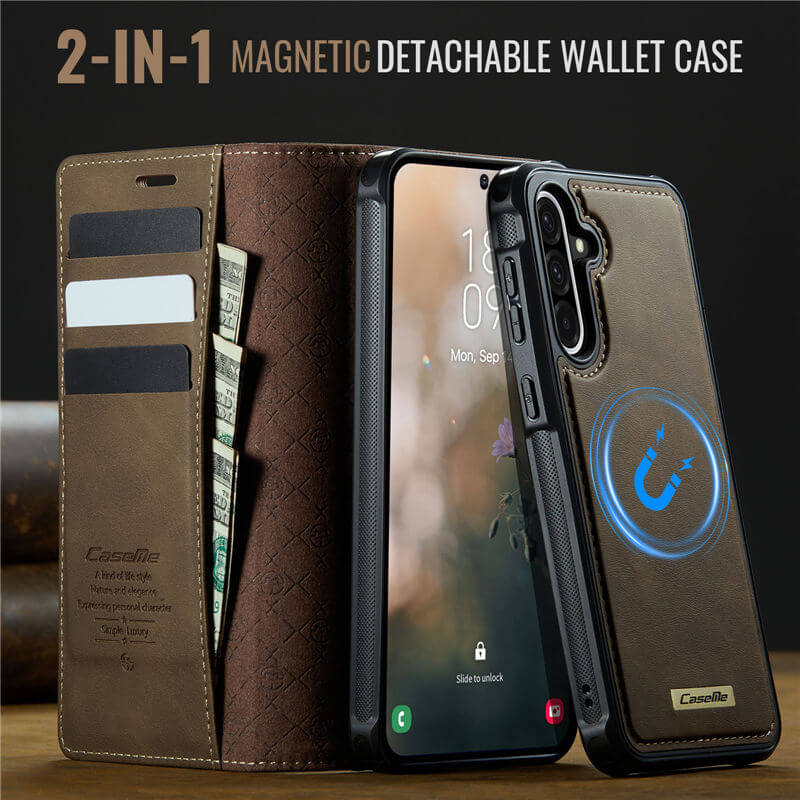 CaseMe Samsung Galaxy A36 5G 2-in-1 Magnetic Wallet Case