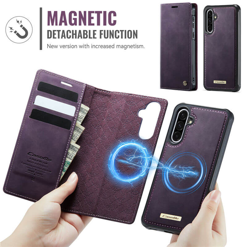 CaseMe Samsung Galaxy A56 5G 2-in-1 Magnetic Wallet Case