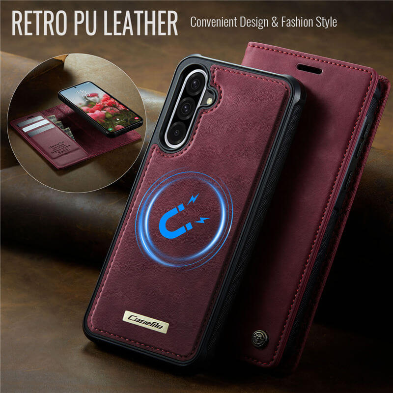 CaseMe Samsung Galaxy A36 5G 2-in-1 Magnetic Wallet Case