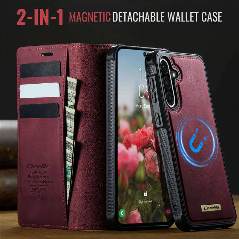 CaseMe Samsung Galaxy A36 5G 2-in-1 Magnetic Wallet Case