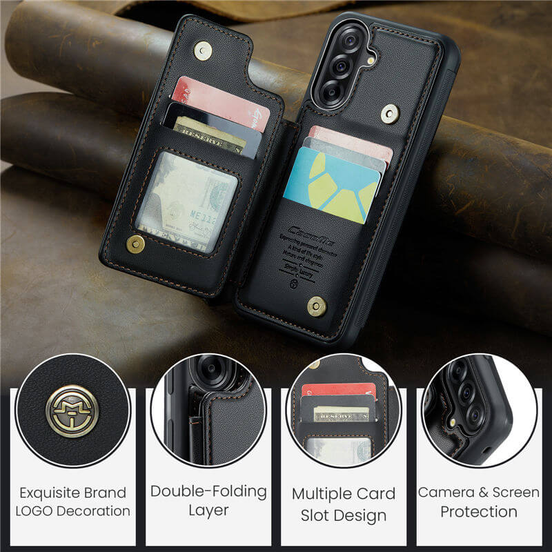 CaseMe Samsung Galaxy A36 5G RFID Blocking Card Holder Case