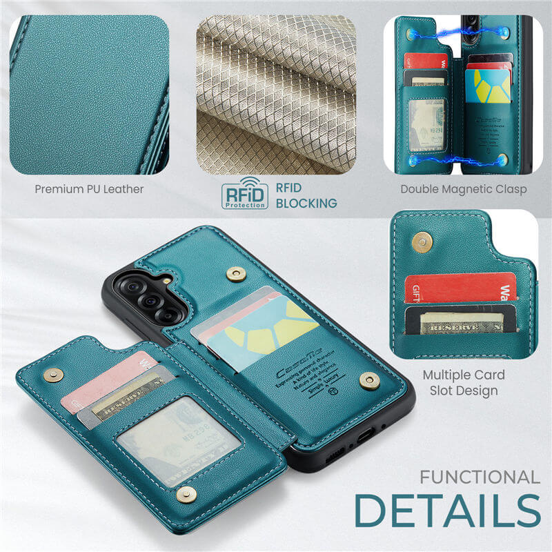 CaseMe Samsung Galaxy A36 5G RFID Blocking Card Holder Case